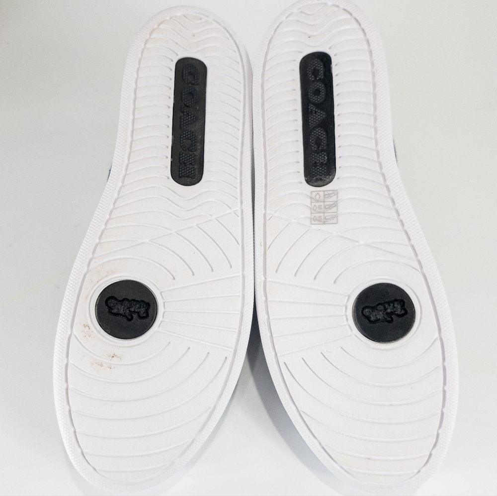 COACH Walker Slip-on Sneakers Fabric Black -8 - Picture 4 of 4